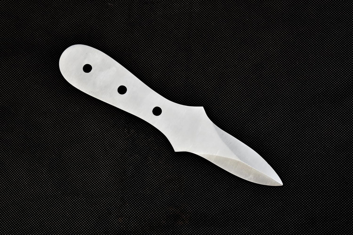 7 Inch Oyster Knife Blank Blade for Knife Making, Stainless Steel, Full Tang, Customizable Handle, Ready to Shuck Oysters