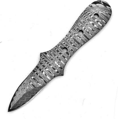 7 Inch Oyster Knife Blank Blade for Knife Making, Stainless Steel, Full Tang, Customizable Handle, Ready to Shuck Oysters