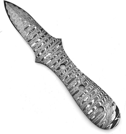 7 Inch Oyster Knife Blank Blade for Knife Making, Stainless Steel, Full Tang, Customizable Handle, Ready to Shuck Oysters