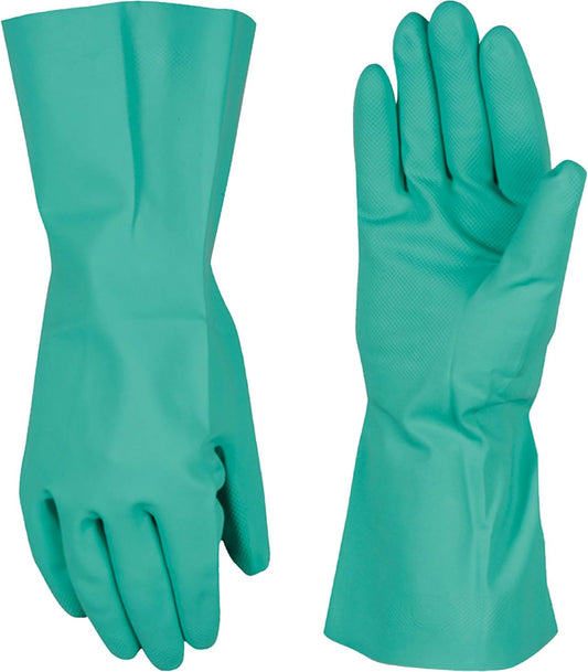 Chemical Resistant Nitrile Gloves, Solvent and Pesticide Resistant, Reusable, Medium (178M)