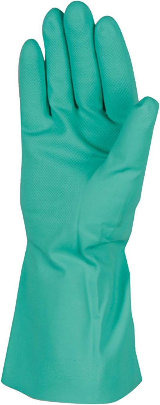 Chemical Resistant Nitrile Gloves, Solvent and Pesticide Resistant, Reusable, Medium (178M)
