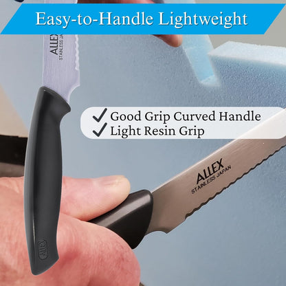 Large Insulation Knife Extra Long Cut 11", Japanese Stainless Steel Serrated Blade, Duct Knife Tool with Sheath for Insulation, Styrofoam, Polyurethane Foam, Made in JAPAN