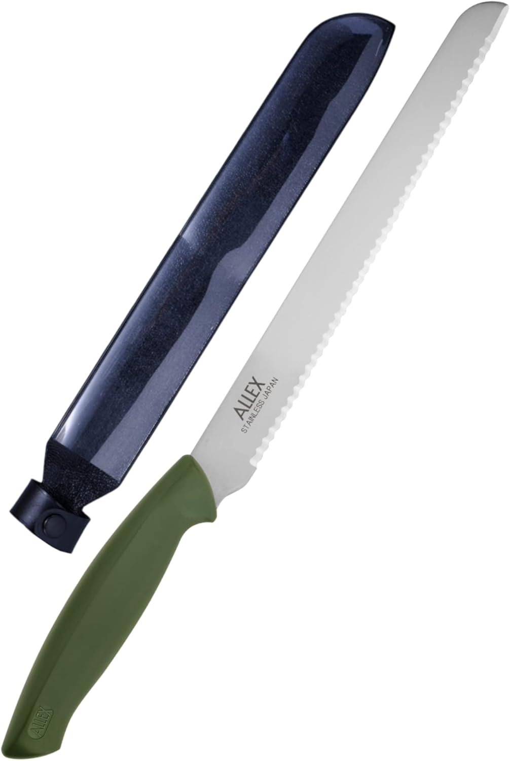 Large Insulation Knife Extra Long Cut 11", Japanese Stainless Steel Serrated Blade, Duct Knife Tool with Sheath for Insulation, Styrofoam, Polyurethane Foam, Made in JAPAN