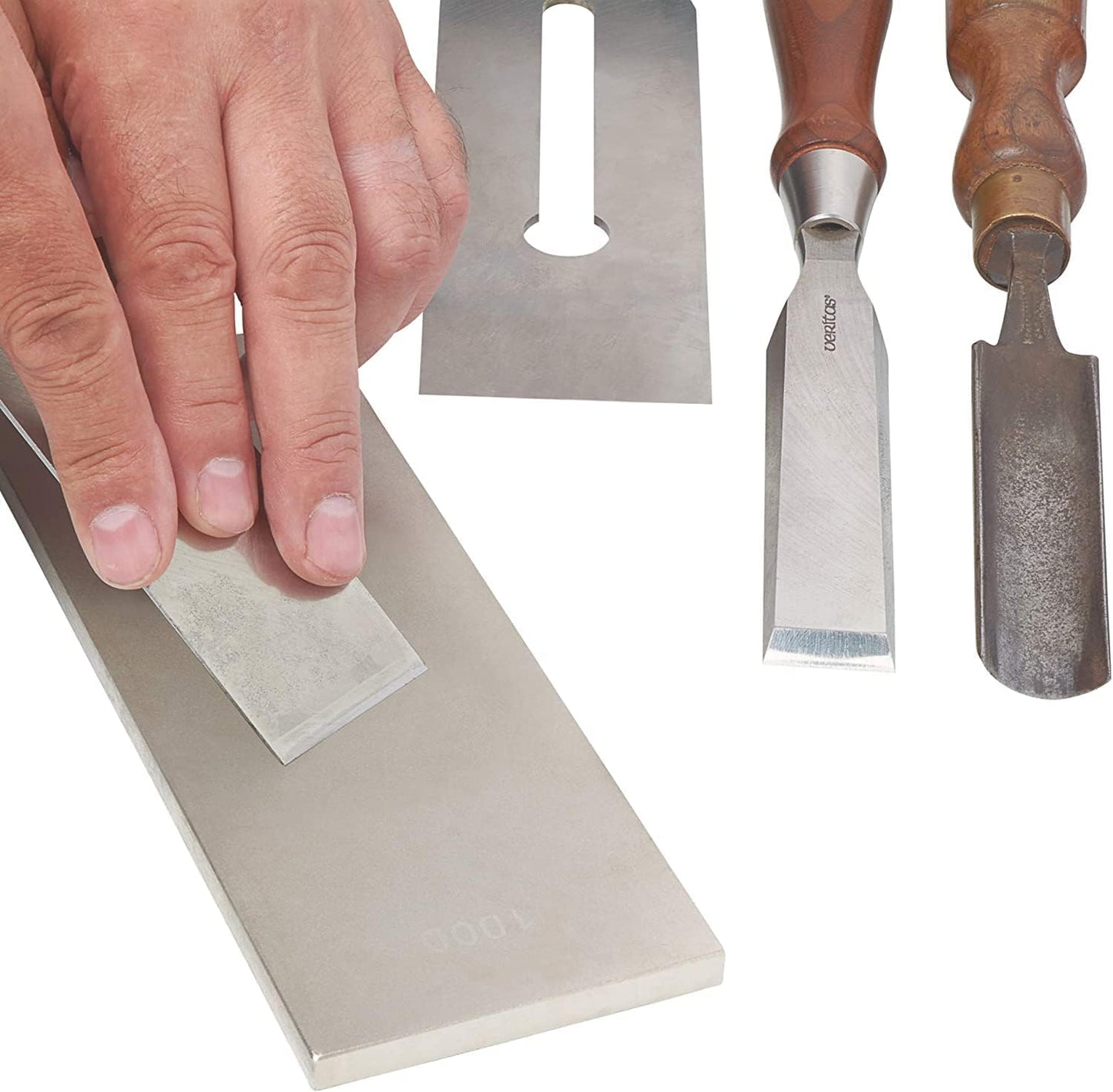 Trend Complete Diamond Sharpening Kit: Double-Sided Credit Card Stone & Mini Taper File w/Lapping Fluid, Cleaning Block, Instructional DVD & Guide, DWS/KIT/C