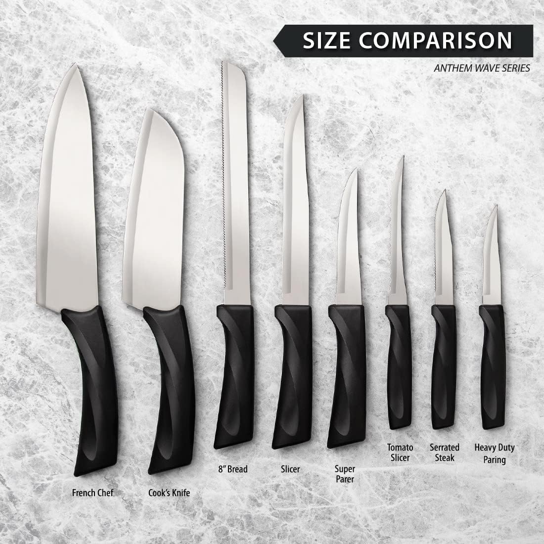 Anthem Super Parer Knife (W427), Black