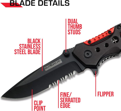 Tactical Assisted Opening Folding Knife - TF-723PC