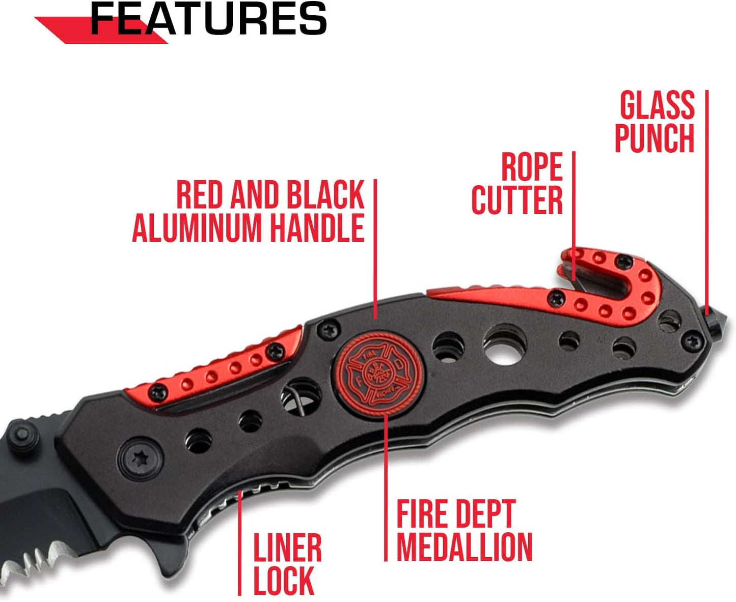 Tactical Assisted Opening Folding Knife - TF-723PC