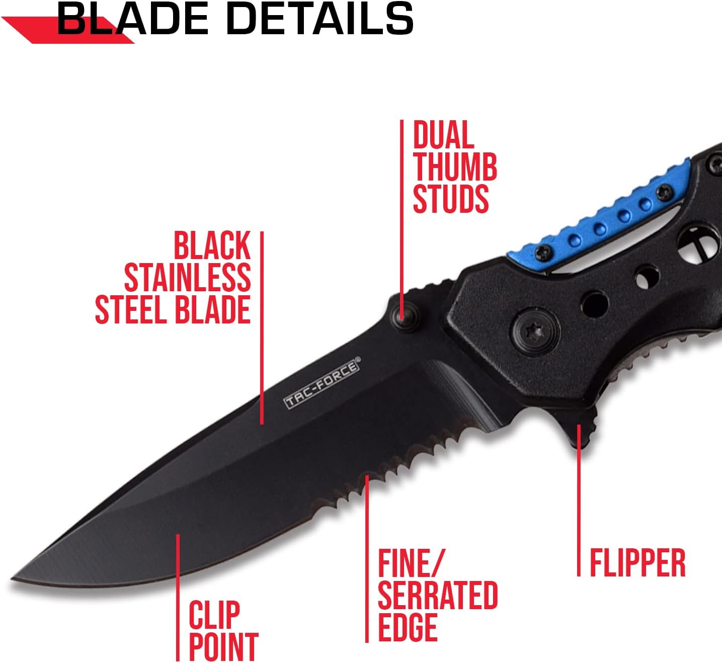 Tactical Assisted Opening Folding Knife - TF-723PC