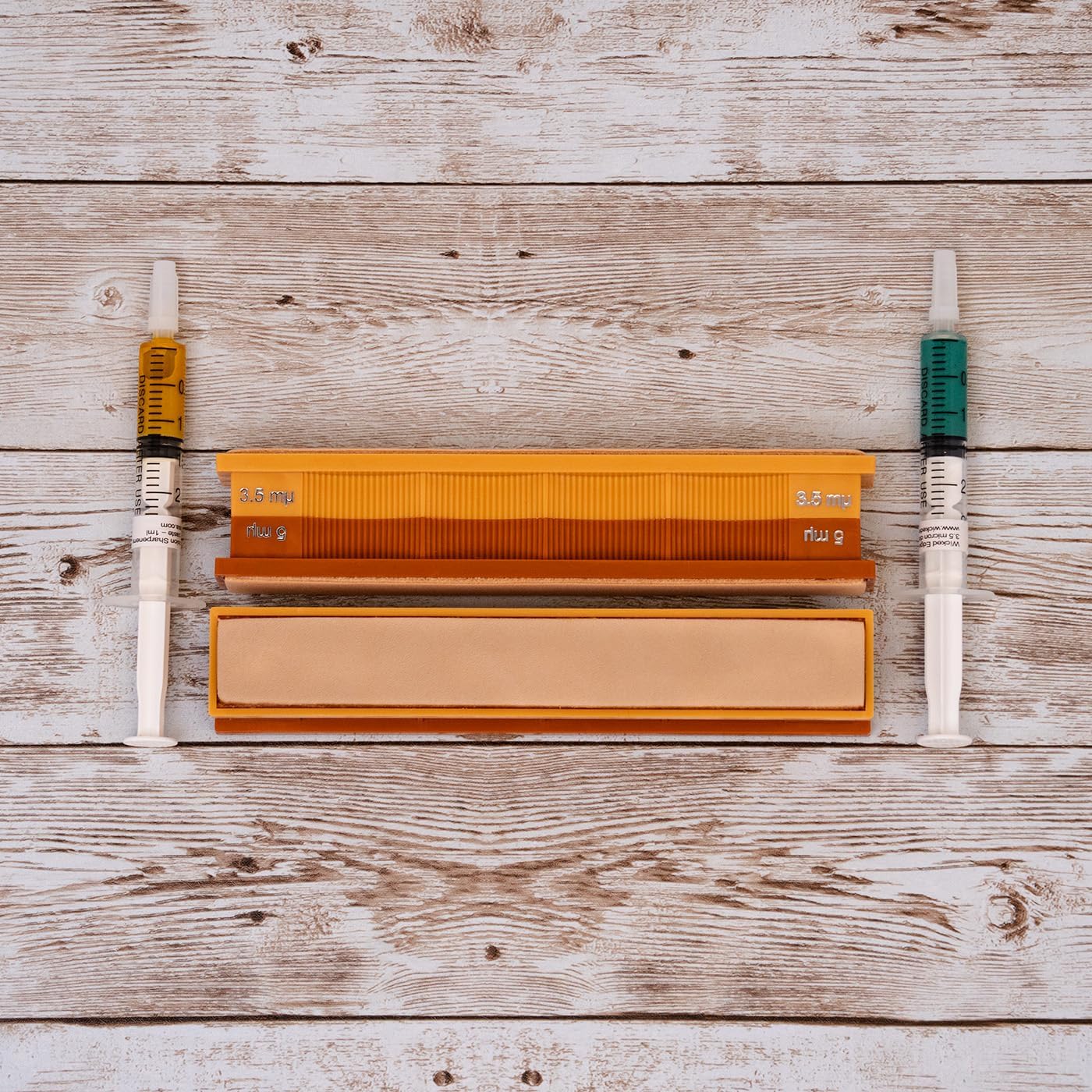 5/3.5 Micron Diamond and Leather Strops Pack