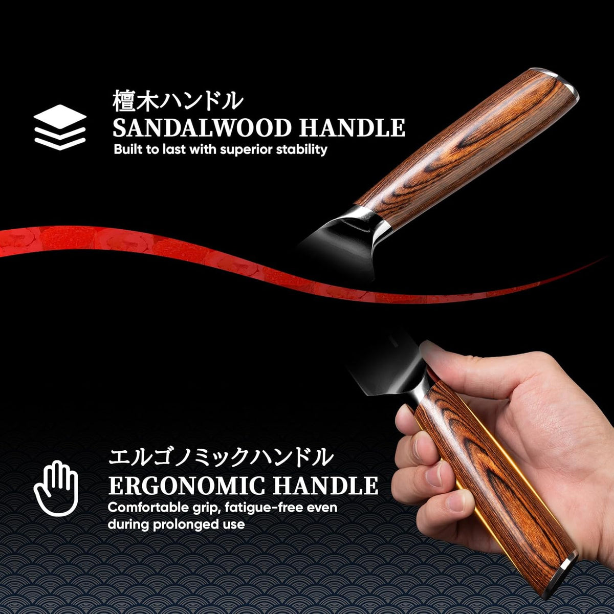 10 Inch Sashimi Knife, Steel VG10 Damascus Steel Hardness of 62 HRC Sushi Knives,Chef's Knife Knives with Sandalwood Handle for Fish Filleting yanagiknife