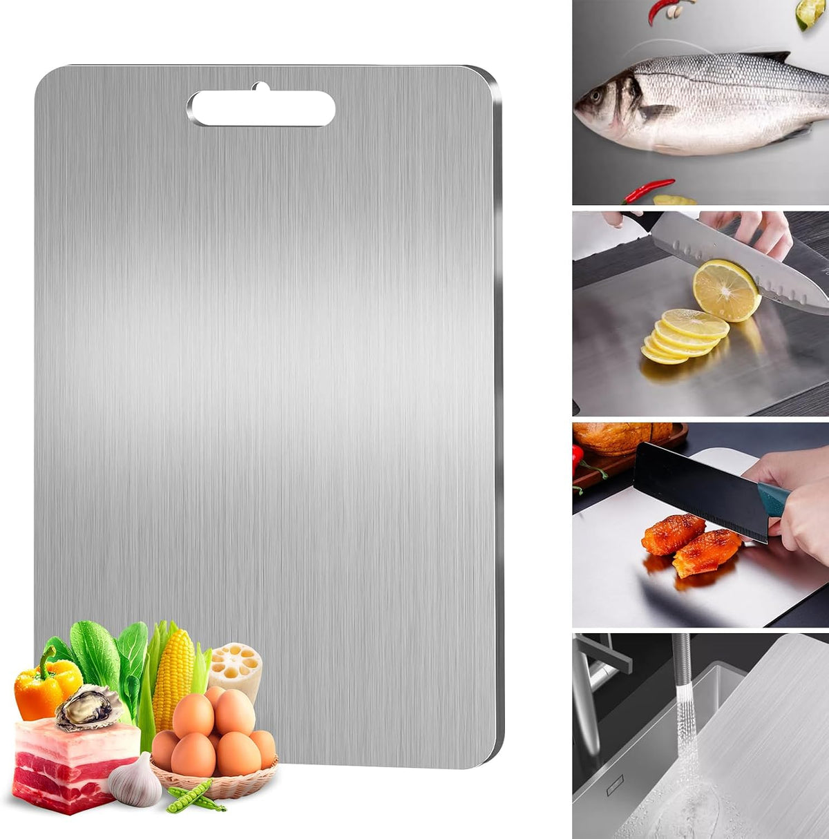 Titanium Cutting Board, 2 Pack Titanium Cutting Boards For Kitchen
