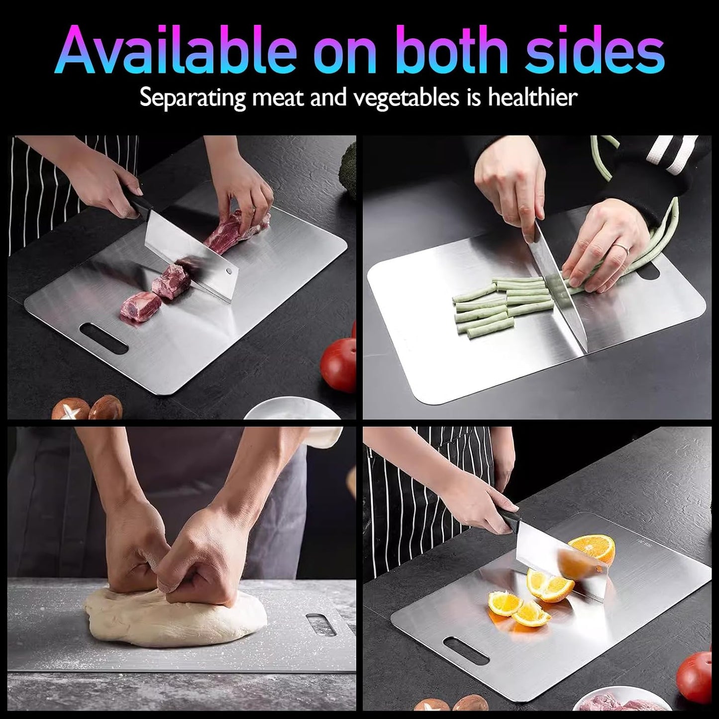 Titanium Cutting Board, 2 Pack Titanium Cutting Boards For Kitchen