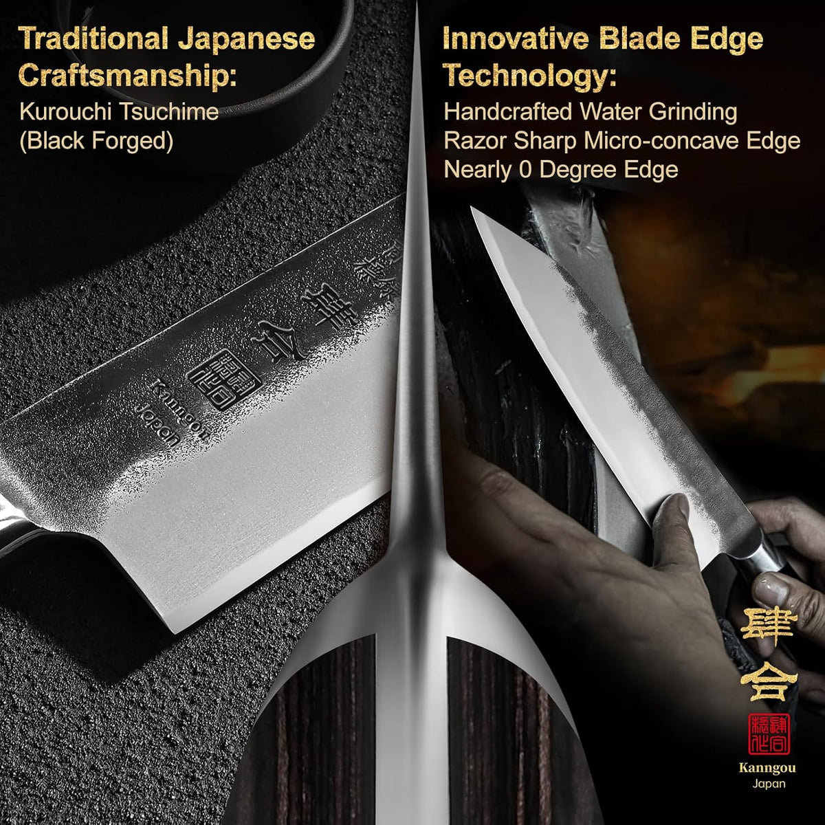 8.27 Inch Japanese Kitchen Knife, Commercial Chef Knife