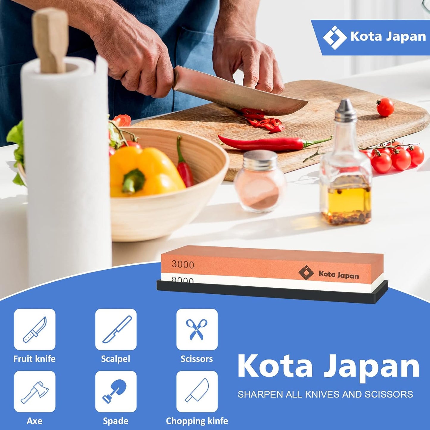 3000-8000 Grit Whetstone Knife Sharpening Stone
