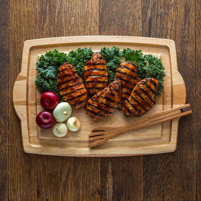 Farmhouse Maple Carving Board, Juice Groove, 20" x 14" x 3/4"