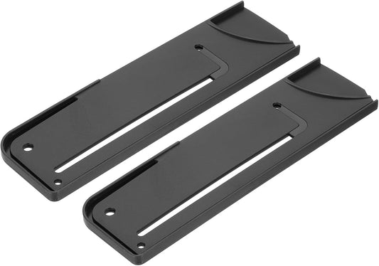 2Pcs PP Universal Knife Cover, Knife Protector Sleeve for 7" Nakiri Knife Guard Cover for Kitchen, Dining Room, Black