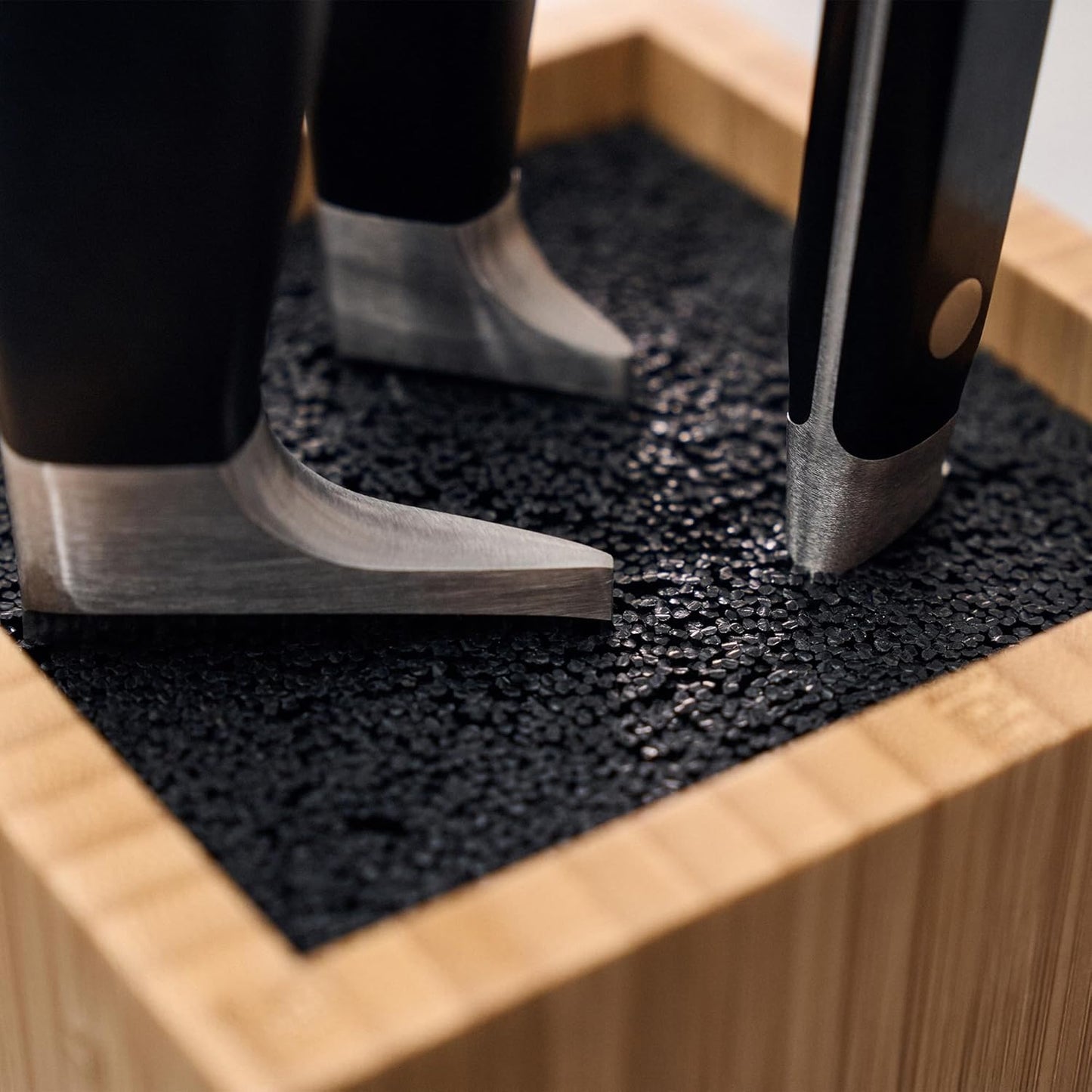 Bamboo Bristle Knife Storage Block