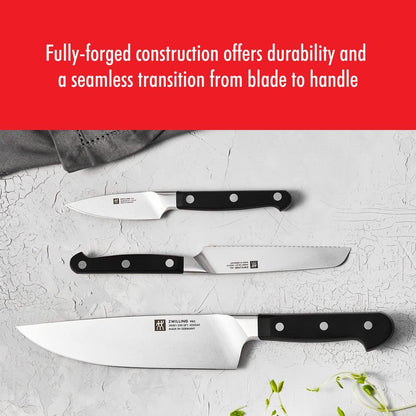 Pro 7-pc Knife Set w 17.5" Stainless Magnetic Knife Bar