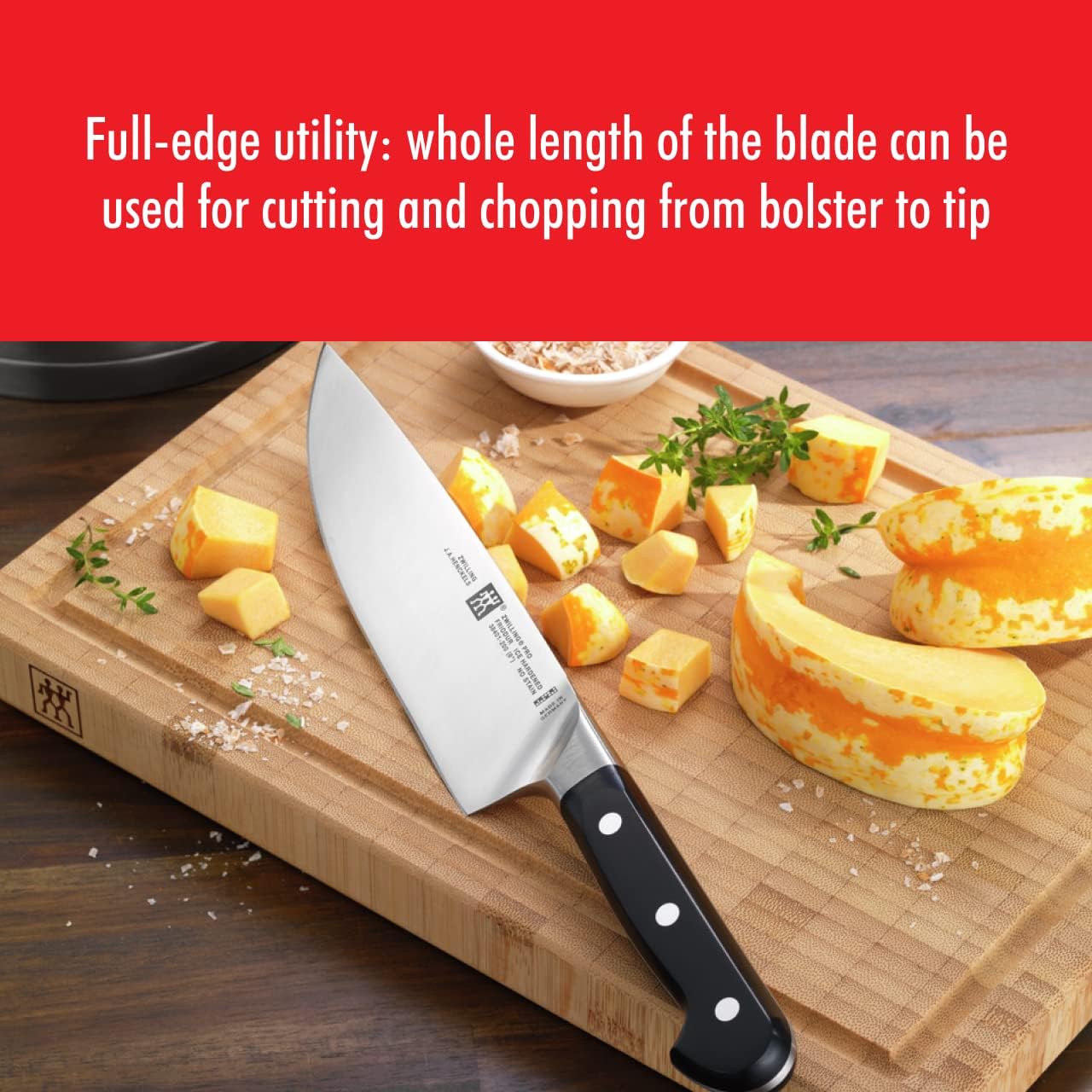 Pro 7-pc Knife Set w 17.5" Stainless Magnetic Knife Bar
