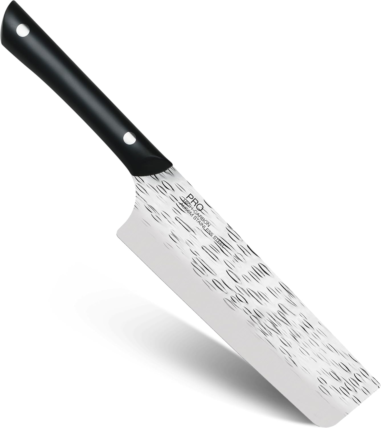 PRO 6" Nakiri Knife | Hand Sharpened Vegetable Knife, Japanese AUS6M Stainless Steel Blade, Full-Tang POM Handle