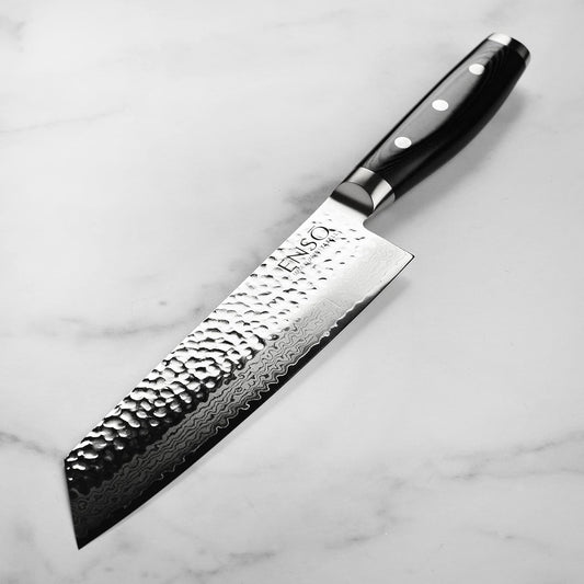 HD Hammered Damascus 8-inch Kiritsuke Knife