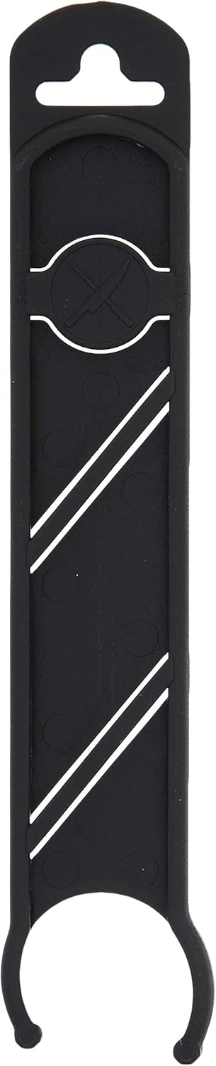 Rounded Tip Wavy Bar Knife, 4-5/16 Edge, Black