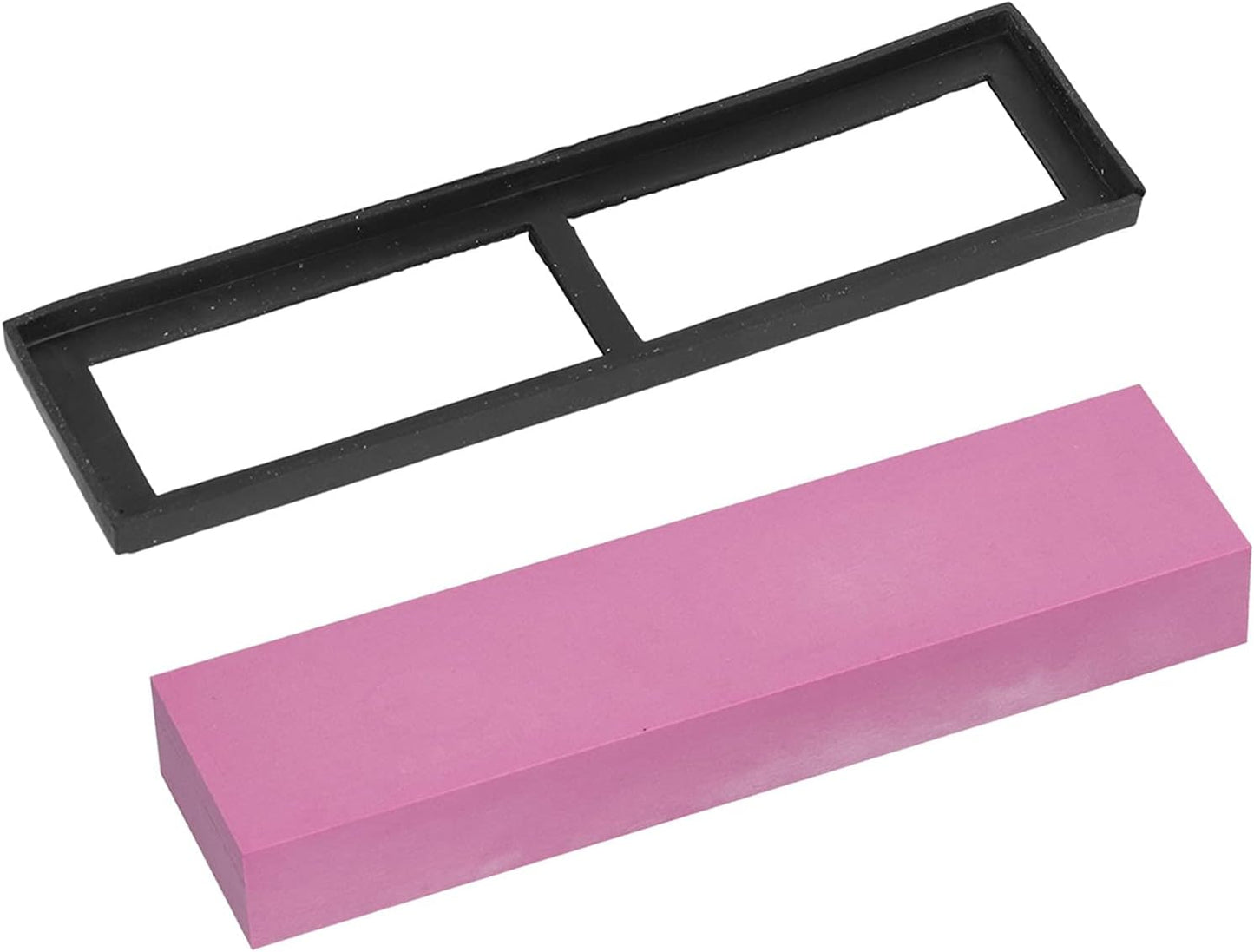 Knife Sharpening Stone 3000 Grit Sharpener Whetstone Set Ruby Fine Grinding Kitchen Tool Rectangle Sanding Stone Block for Kitchen/Hunting/Pocket Knives or Blade 200 * 50 * 25mm