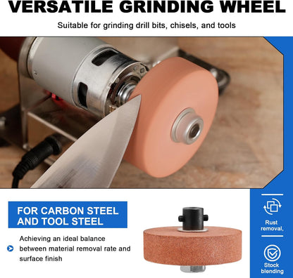SI FANG Electric Mini Belt-Sander Knife Sharpener, 7 Speeds Portable Bench Grinder Sanding Machine, DIY Tool for Knife Sharpening, Metal Wood Working, Crafts