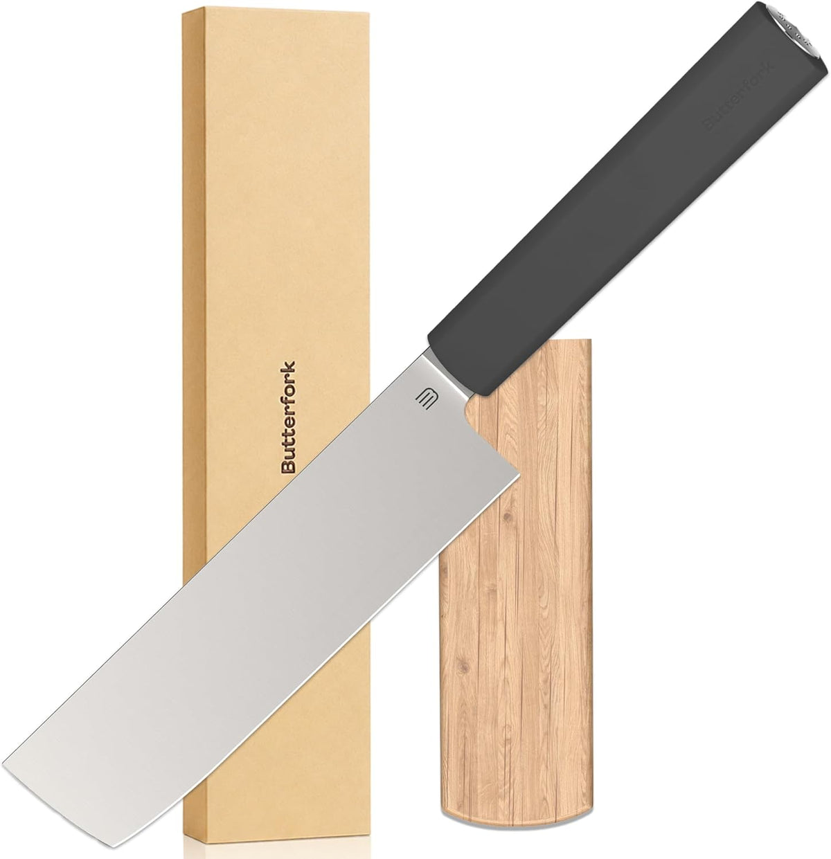 3.5 Inch Paring Knife, AR-RPM9 Steel Fruit Vegetable Knife with Ergonomic ABS Handle Oak Sheath, Ultra Sharp Kitchen Knife for Peeling Coring Cutting, Gift for Home Chefs
