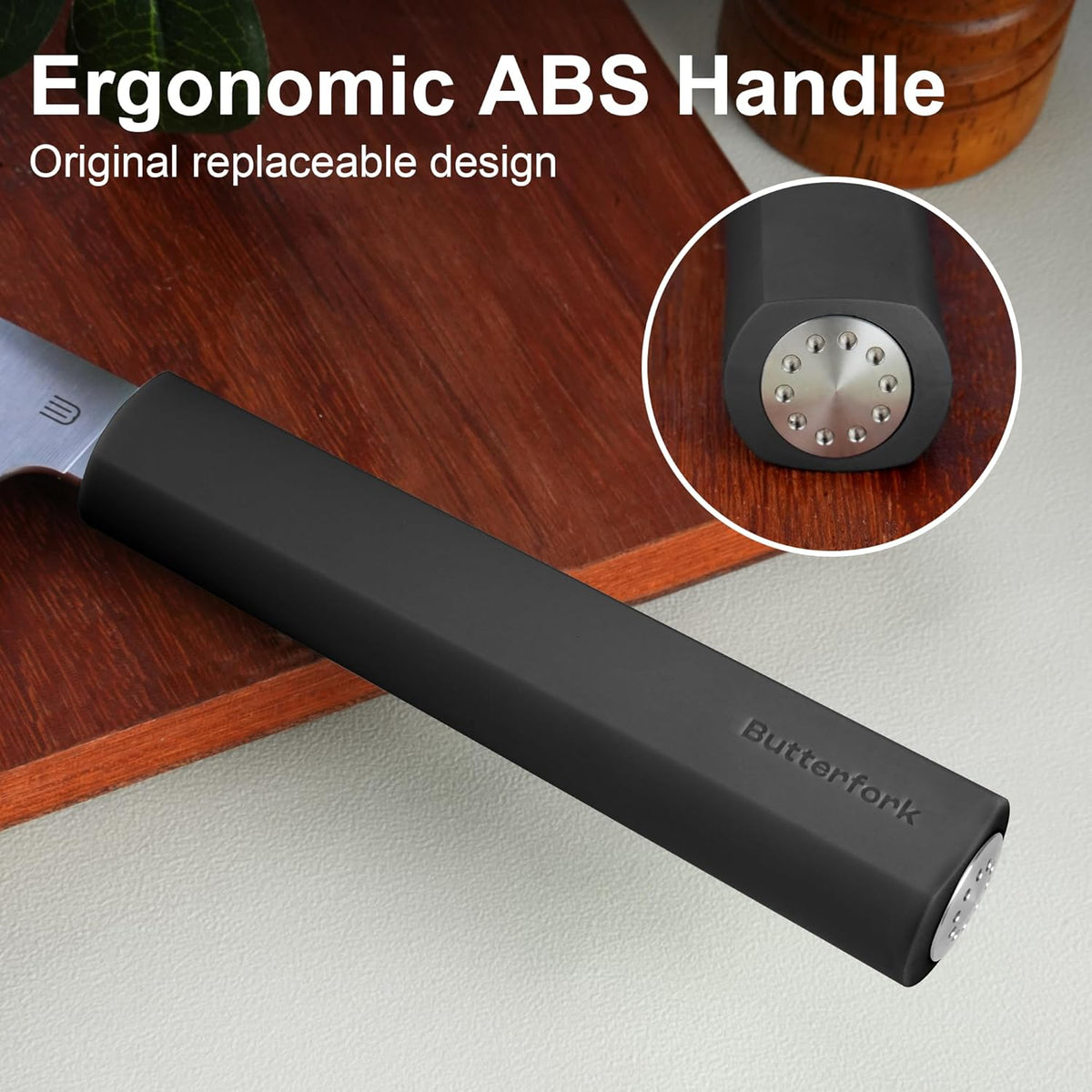 3.5 Inch Paring Knife, AR-RPM9 Steel Fruit Vegetable Knife with Ergonomic ABS Handle Oak Sheath, Ultra Sharp Kitchen Knife for Peeling Coring Cutting, Gift for Home Chefs