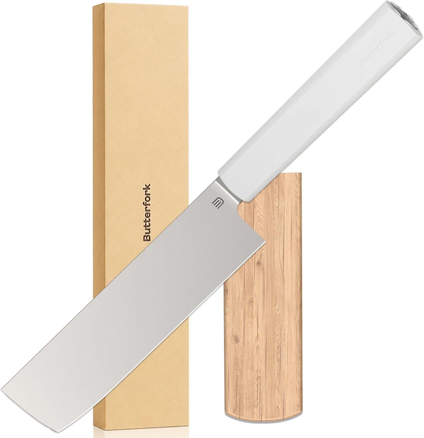 3.5 Inch Paring Knife, AR-RPM9 Steel Fruit Vegetable Knife with Ergonomic ABS Handle Oak Sheath, Ultra Sharp Kitchen Knife for Peeling Coring Cutting, Gift for Home Chefs