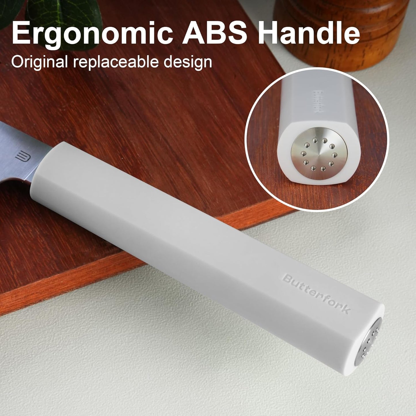 3.5 Inch Paring Knife, AR-RPM9 Steel Fruit Vegetable Knife with Ergonomic ABS Handle Oak Sheath, Ultra Sharp Kitchen Knife for Peeling Coring Cutting, Gift for Home Chefs