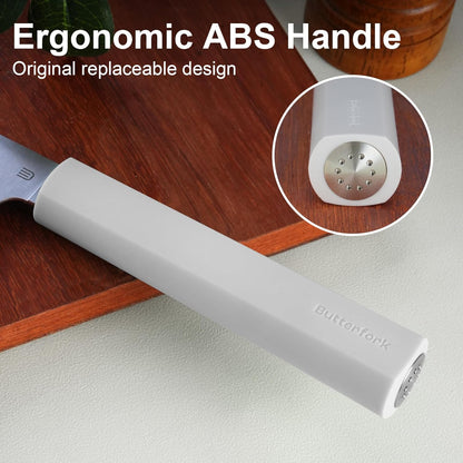 3.5 Inch Paring Knife, AR-RPM9 Steel Fruit Vegetable Knife with Ergonomic ABS Handle Oak Sheath, Ultra Sharp Kitchen Knife for Peeling Coring Cutting, Gift for Home Chefs