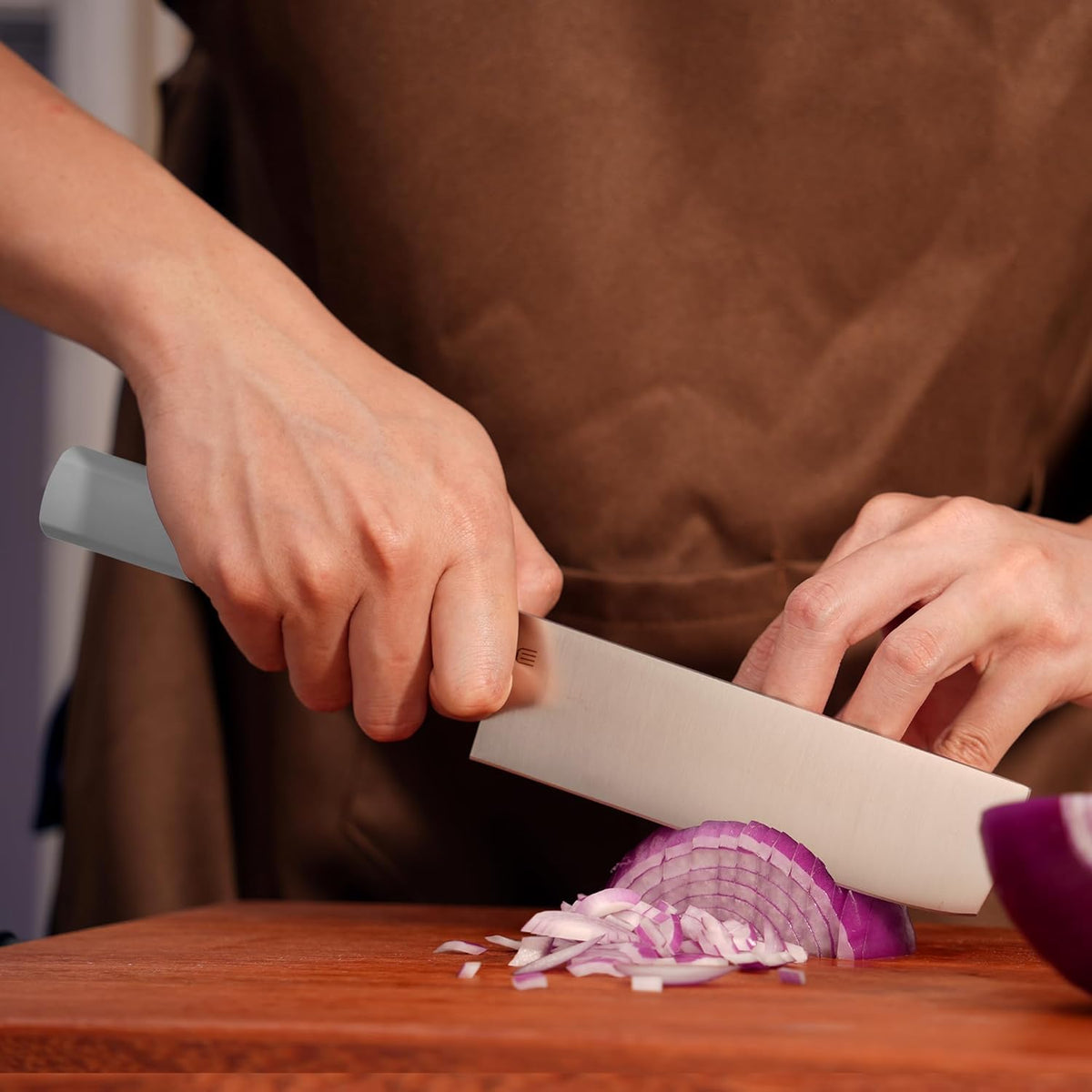 3.5 Inch Paring Knife, AR-RPM9 Steel Fruit Vegetable Knife with Ergonomic ABS Handle Oak Sheath, Ultra Sharp Kitchen Knife for Peeling Coring Cutting, Gift for Home Chefs