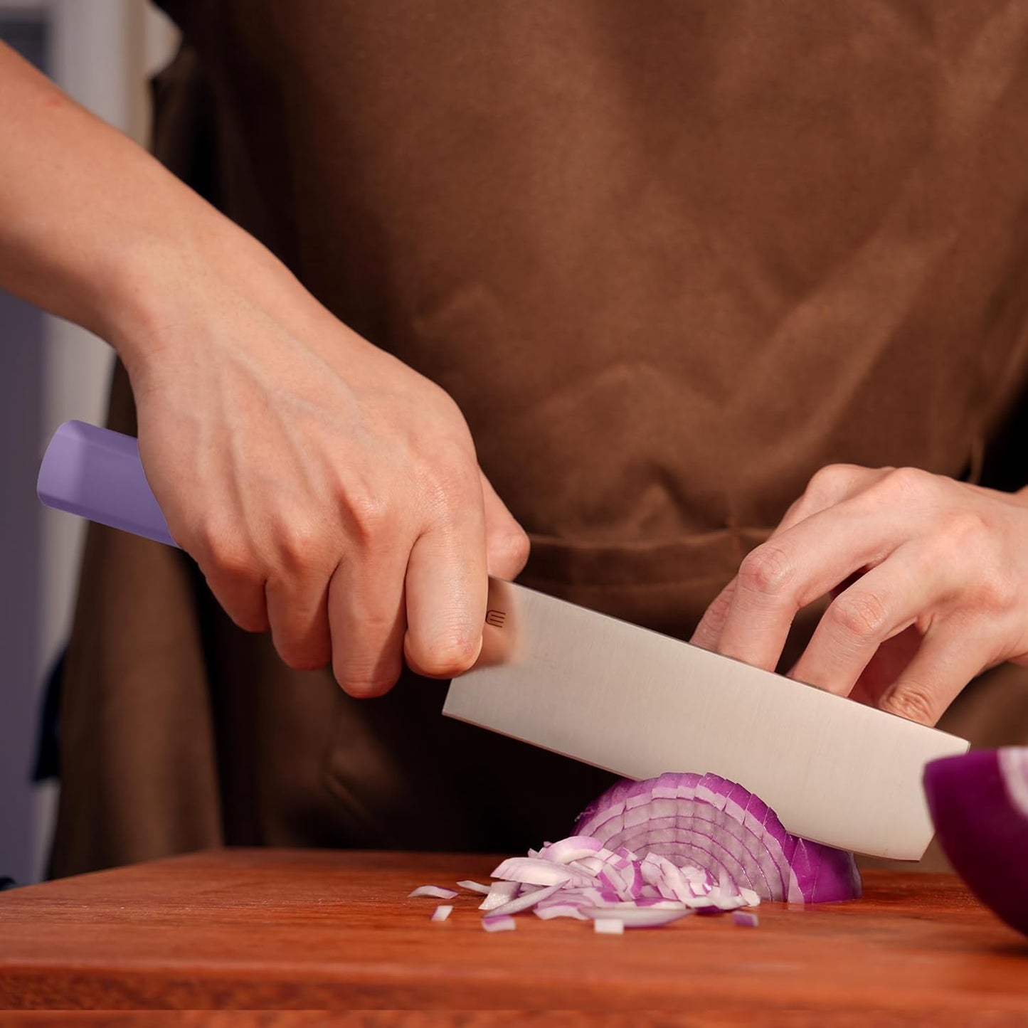 3.5 Inch Paring Knife, AR-RPM9 Steel Fruit Vegetable Knife with Ergonomic ABS Handle Oak Sheath, Ultra Sharp Kitchen Knife for Peeling Coring Cutting, Gift for Home Chefs