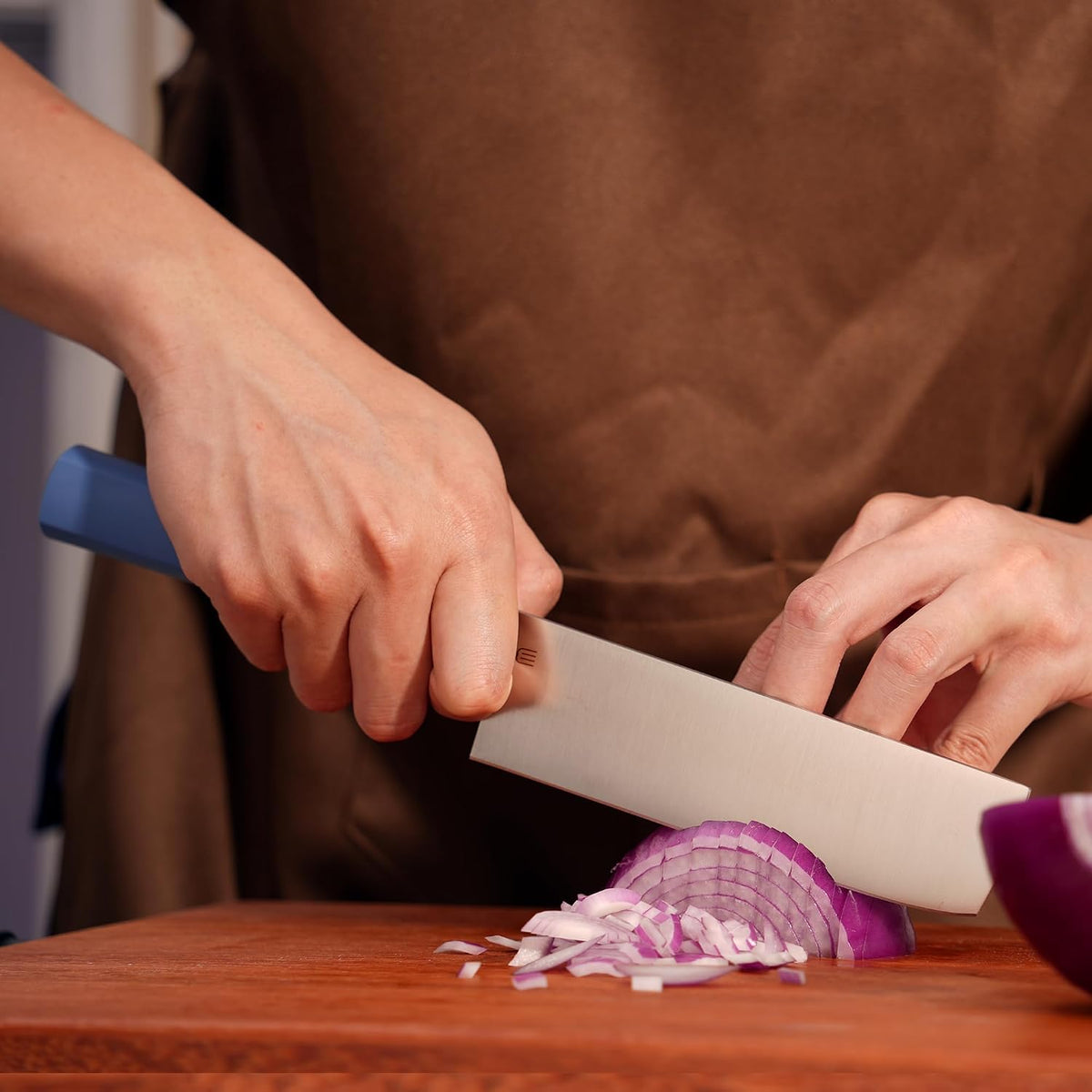 3.5 Inch Paring Knife, AR-RPM9 Steel Fruit Vegetable Knife with Ergonomic ABS Handle Oak Sheath, Ultra Sharp Kitchen Knife for Peeling Coring Cutting, Gift for Home Chefs