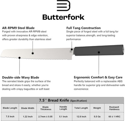 3.5 Inch Paring Knife, AR-RPM9 Steel Fruit Vegetable Knife with Ergonomic ABS Handle Oak Sheath, Ultra Sharp Kitchen Knife for Peeling Coring Cutting, Gift for Home Chefs