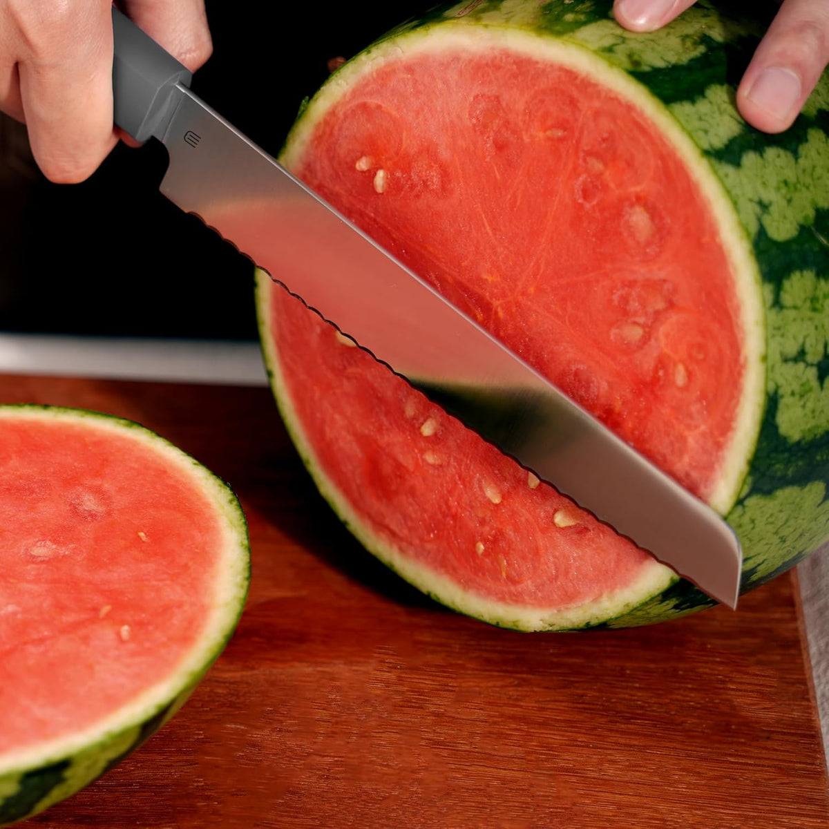 3.5 Inch Paring Knife, AR-RPM9 Steel Fruit Vegetable Knife with Ergonomic ABS Handle Oak Sheath, Ultra Sharp Kitchen Knife for Peeling Coring Cutting, Gift for Home Chefs