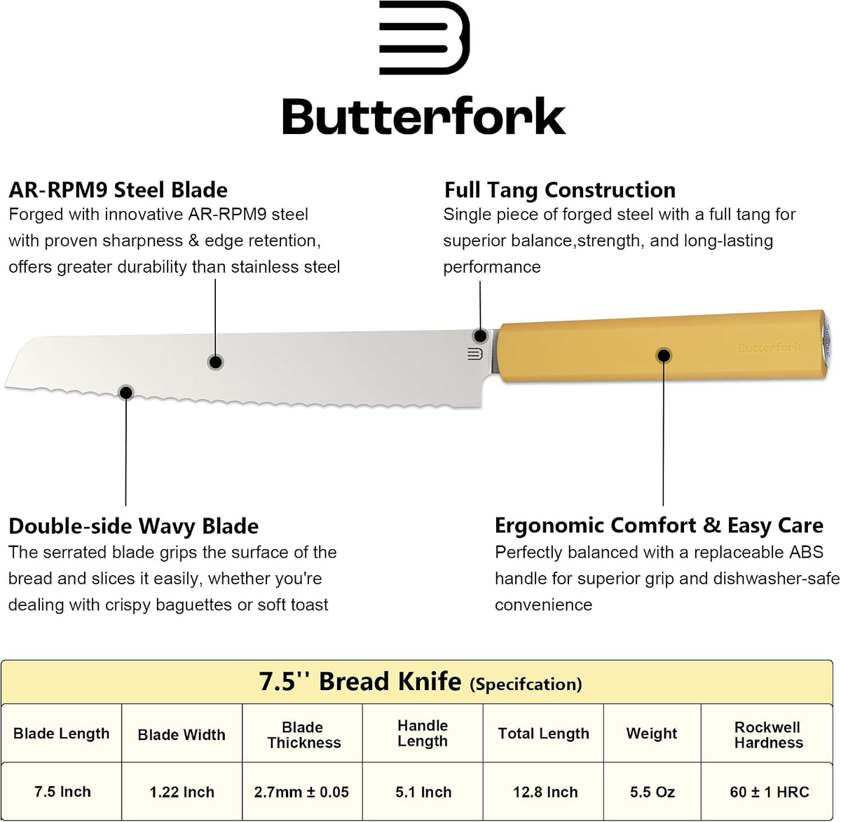 3.5 Inch Paring Knife, AR-RPM9 Steel Fruit Vegetable Knife with Ergonomic ABS Handle Oak Sheath, Ultra Sharp Kitchen Knife for Peeling Coring Cutting, Gift for Home Chefs
