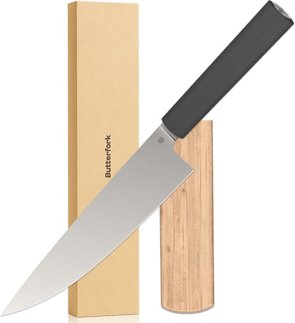 3.5 Inch Paring Knife, AR-RPM9 Steel Fruit Vegetable Knife with Ergonomic ABS Handle Oak Sheath, Ultra Sharp Kitchen Knife for Peeling Coring Cutting, Gift for Home Chefs