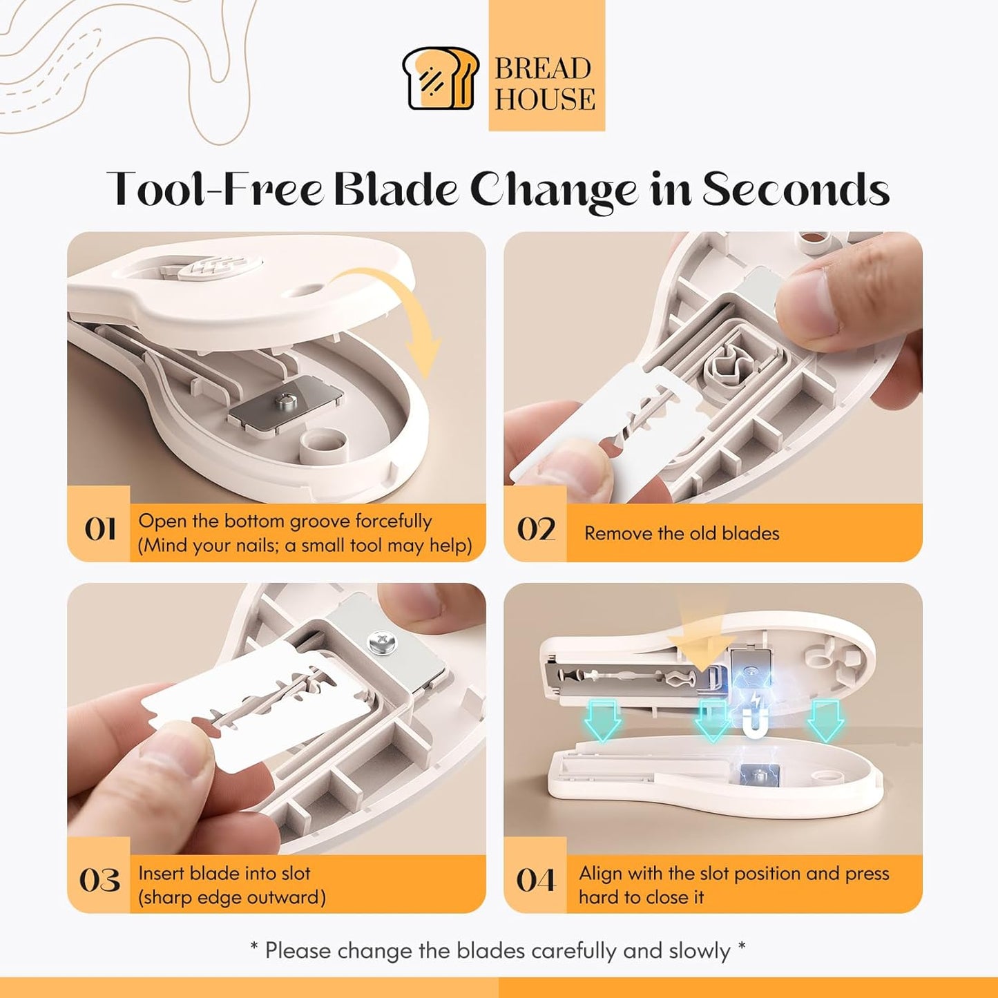 Bread Lame Sourdough Scoring Tool, Extractable & Magnetic Bread Scoring Tool, Bread Scoring Knife for Sourdough Bread Baking, Bread Scorer Tool with 5 Replaceable Razor Blades