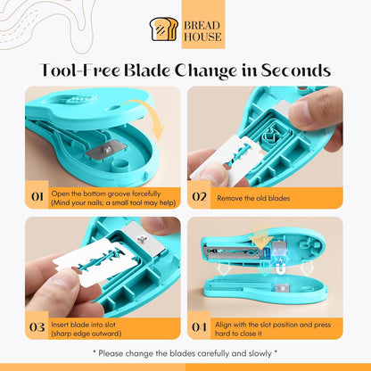Bread Lame Sourdough Scoring Tool, Extractable & Magnetic Bread Scoring Tool, Bread Scoring Knife for Sourdough Bread Baking, Bread Scorer Tool with 5 Replaceable Razor Blades