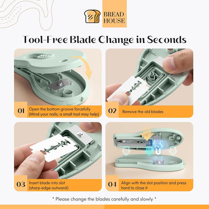 Bread Lame Sourdough Scoring Tool, Extractable & Magnetic Bread Scoring Tool, Bread Scoring Knife for Sourdough Bread Baking, Bread Scorer Tool with 5 Replaceable Razor Blades