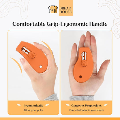 Bread Lame Sourdough Scoring Tool, Extractable & Magnetic Bread Scoring Tool, Bread Scoring Knife for Sourdough Bread Baking, Bread Scorer Tool with 5 Replaceable Razor Blades