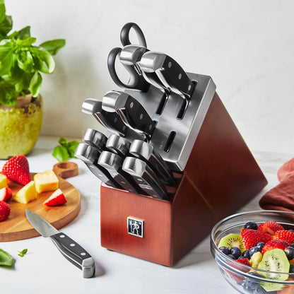 Statement 13-pc Self-Sharpening Knife Block Set