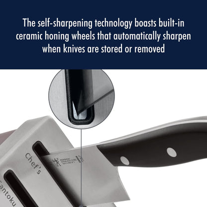 Statement 13-pc Self-Sharpening Knife Block Set