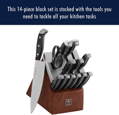 Statement 13-pc Self-Sharpening Knife Block Set