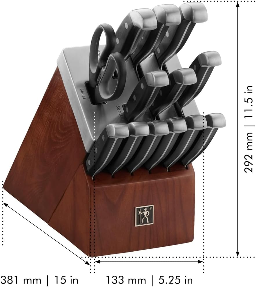 Statement 13-pc Self-Sharpening Knife Block Set