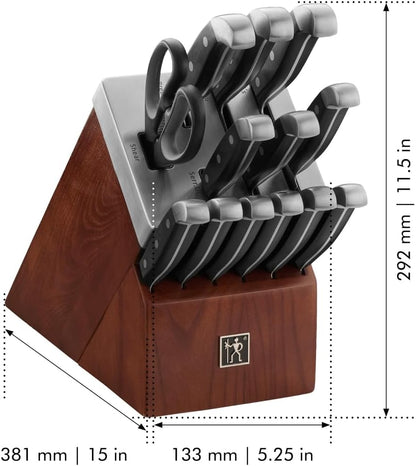 Statement 13-pc Self-Sharpening Knife Block Set