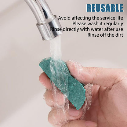 Stainless Steel Scratch Remover Scale Eraser, Stain Remover, Rubber | Stainless Steel Shiner for Faucet, Water Stain, Wall, Counter, Pots, Kettle, Sink, Appliance, Cookware, Metal, Brass, Copper
